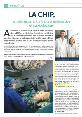 CHIP, a successful relay between digestive surgery and gynecology